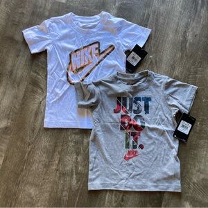 Bundle of 2 Kids 4T Nike Tee Shirt NWT Retail Value $36 Perfect Condition Boys